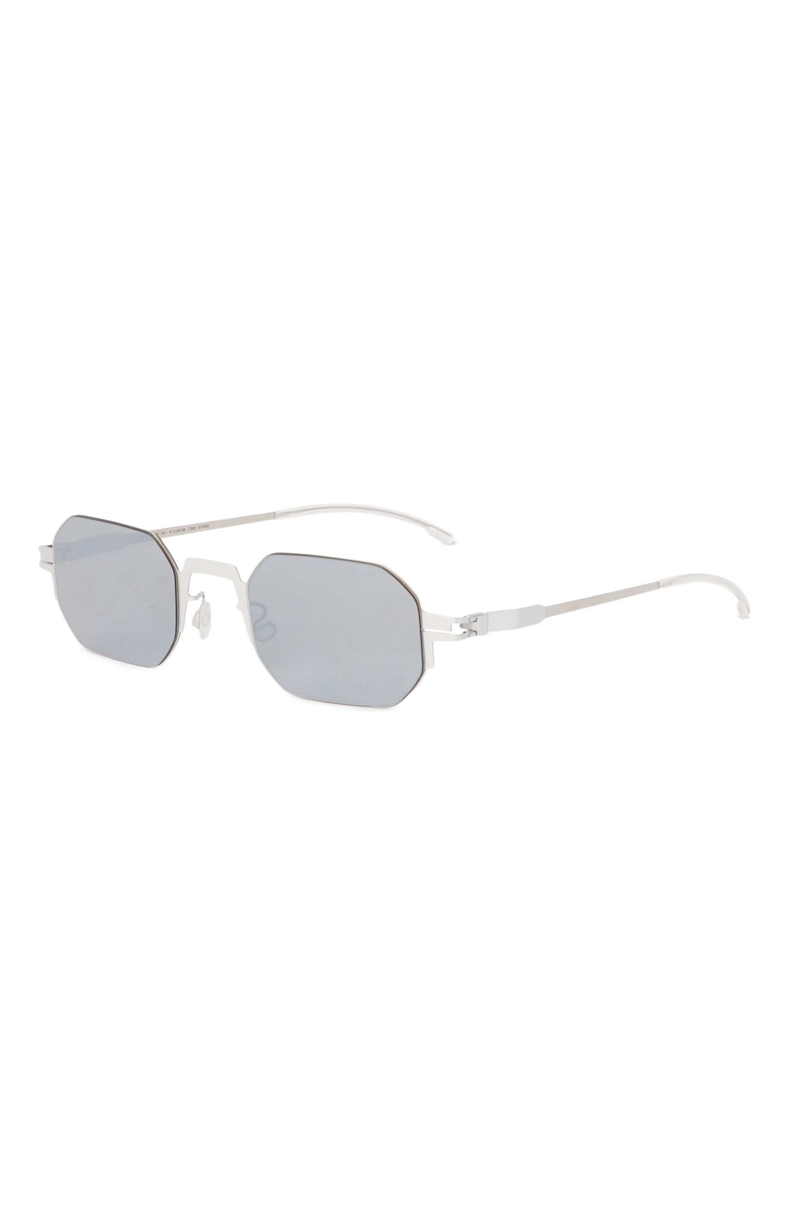 Солнцезащитные очки MYKITA серебряного цвета по цене 67550 руб., арт. STUDI015.1/922, фото 1 Солнцезащитные очки MYKITA, арт. STUDI015.1/922, фото 1