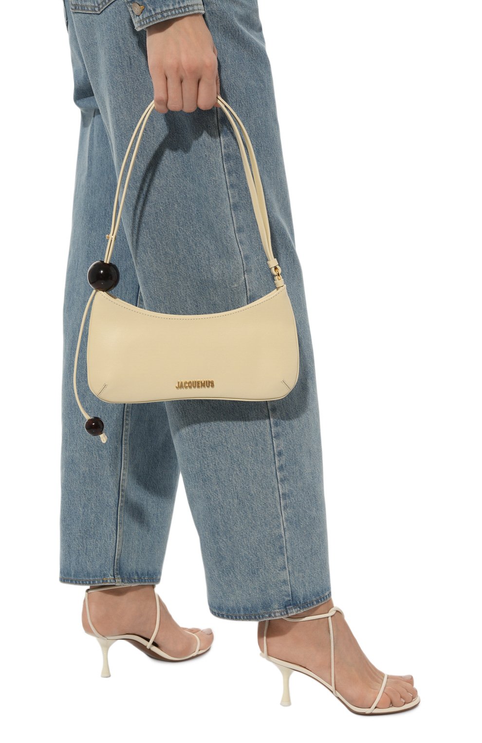 Сумка le bisou JACQUEMUS кремового цвета по цене 75350 руб., арт. 23H/231BA057-3060, фото 2 Сумка le bisou JACQUEMUS, арт. 23H/231BA057-3060, фото 2