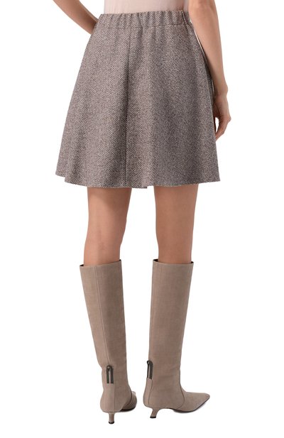 Шерстяная юбка BRUNELLO CUCINELLI, арт. MG529G3919, фото 4