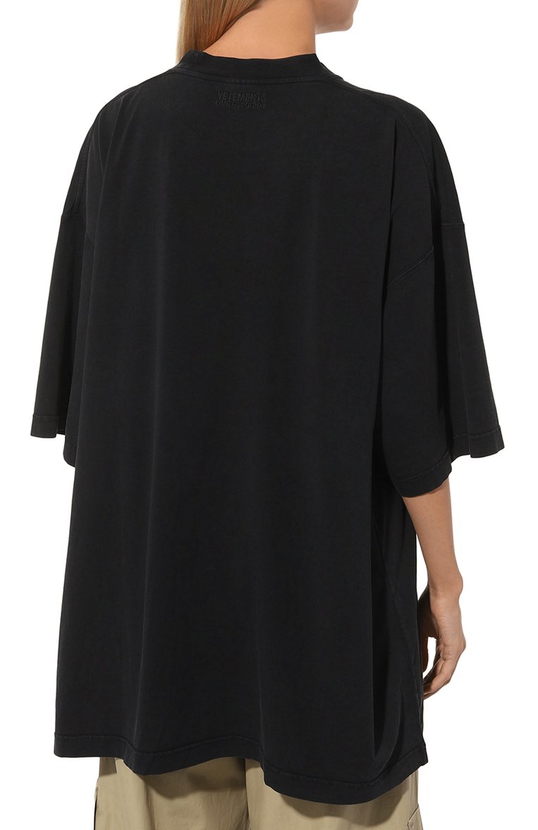 Хлопковая футболка VETEMENTS, арт. UE54TR170B, фото 4