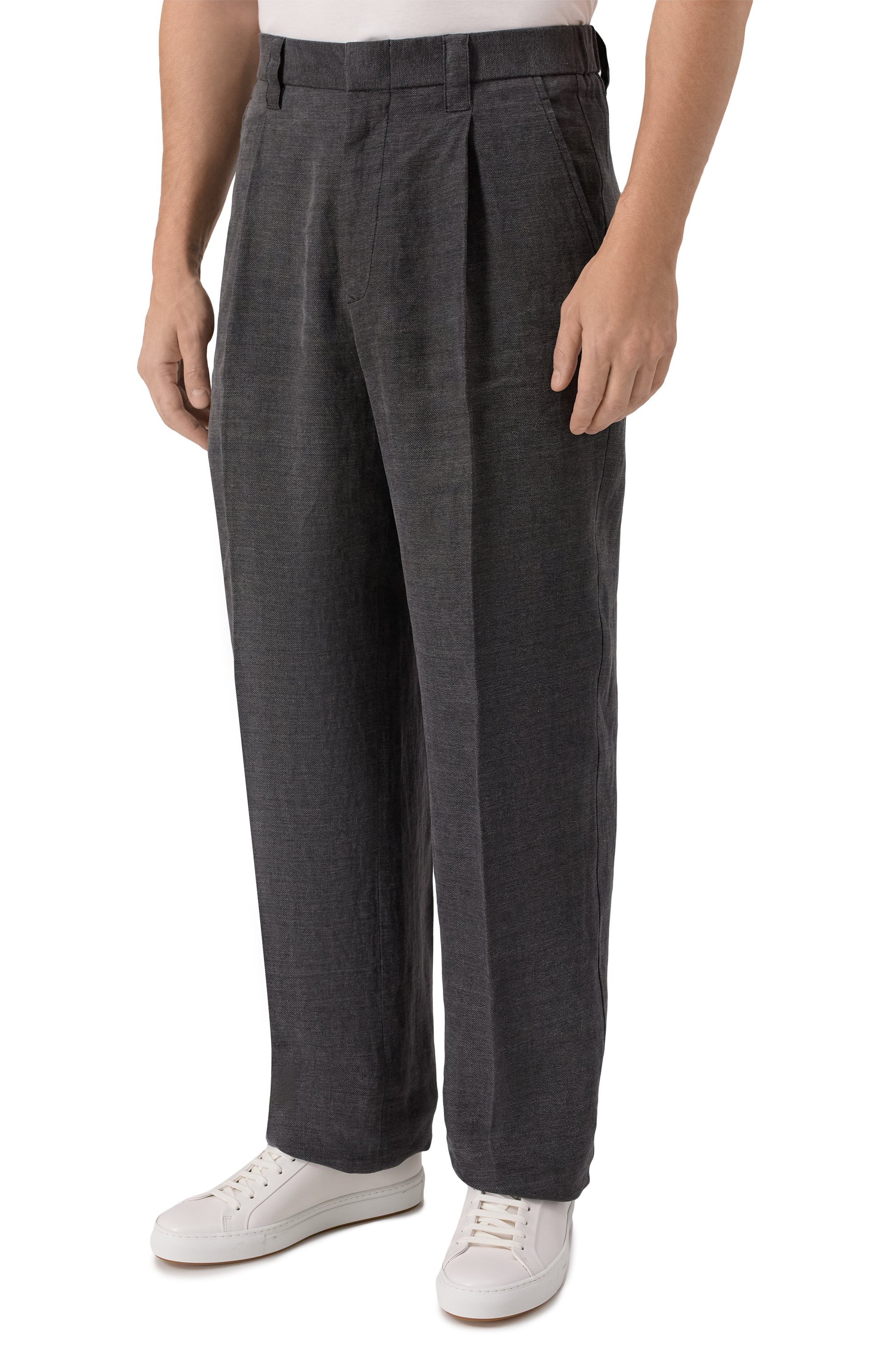 Льняные брюки GIORGIO ARMANI, арт. GM001741/TE15998, фото 3