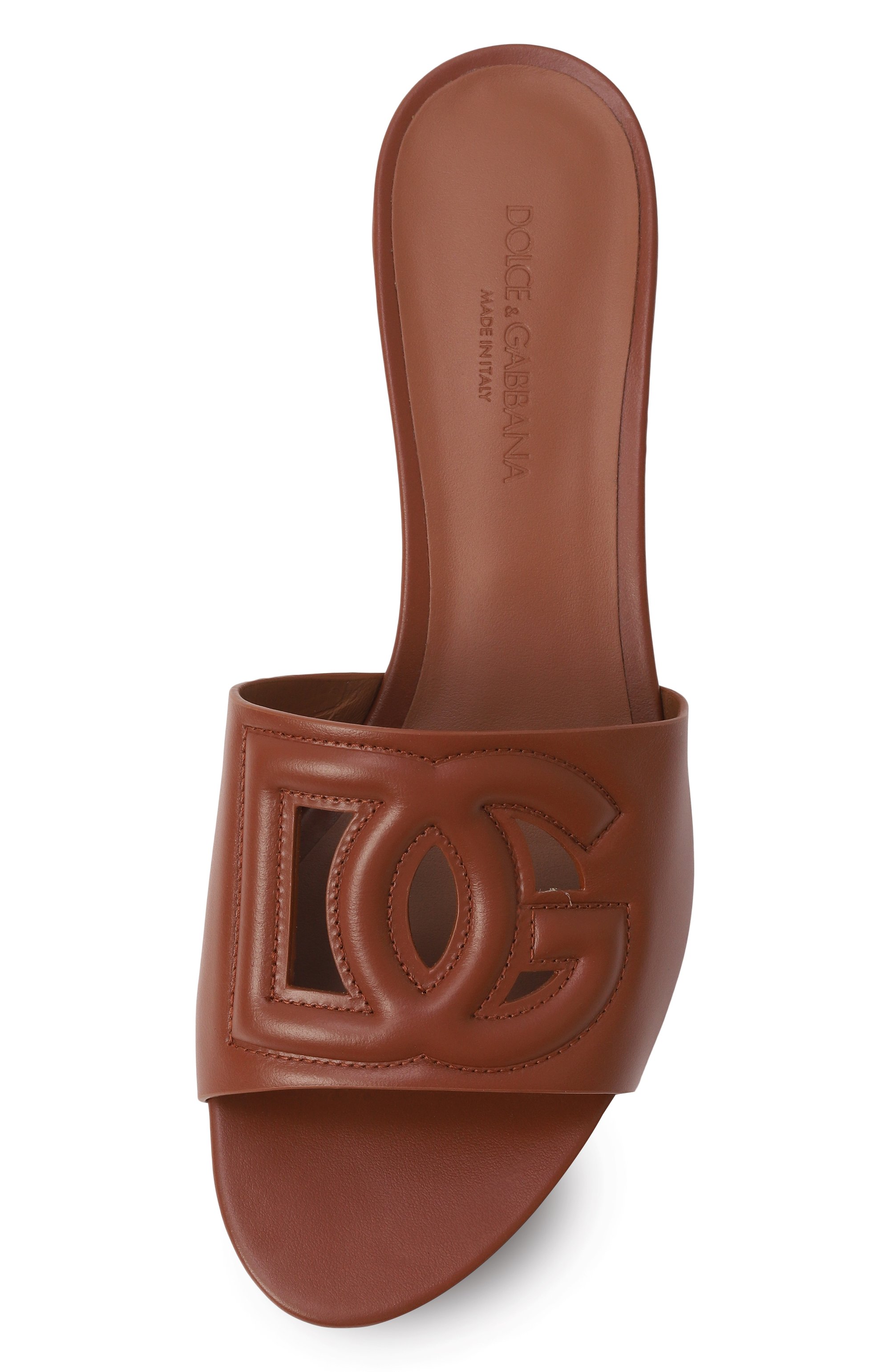 Кожаные мюли bianca DOLCE & GABBANA, арт. CR1755/AY329, фото 6