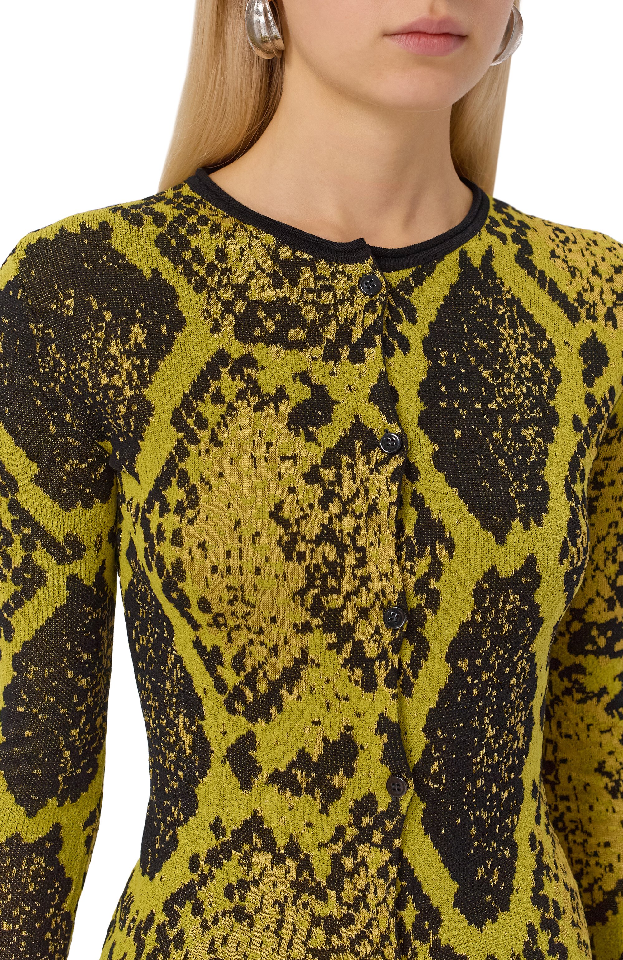 Кардиган из вискозы и хлопка THE ATTICO, арт. 251WCD00005/KCC004AA, фото 5