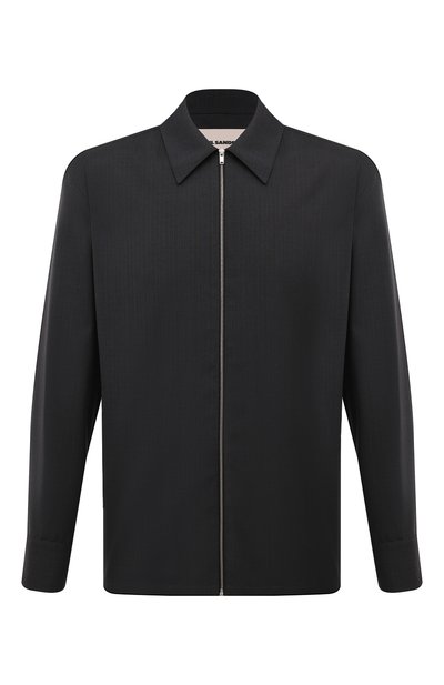 Мужская шерстяная рубашка JIL SANDER, арт. J22DL0249/J40171
