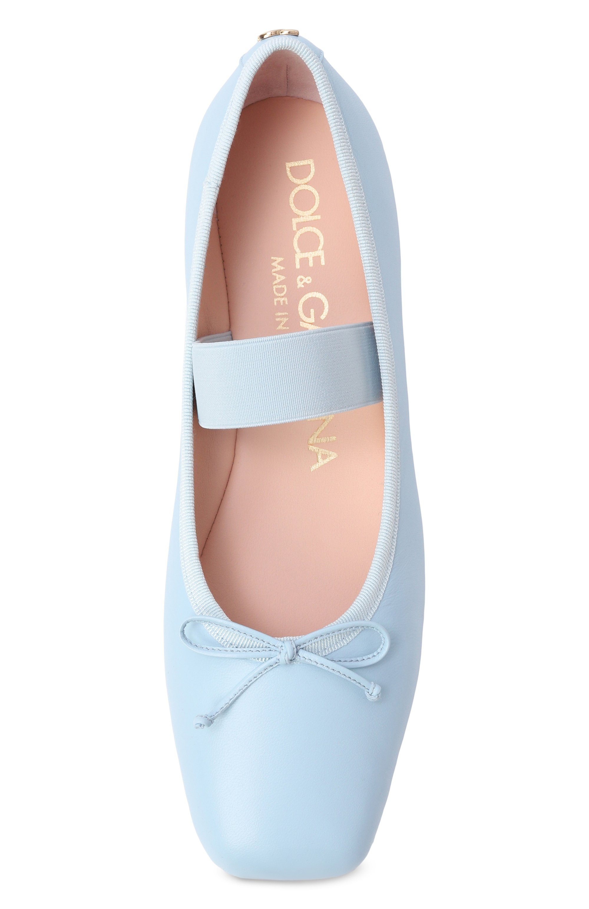 Кожаные балетки DOLCE & GABBANA, арт. D11395/AX626_002, фото 4