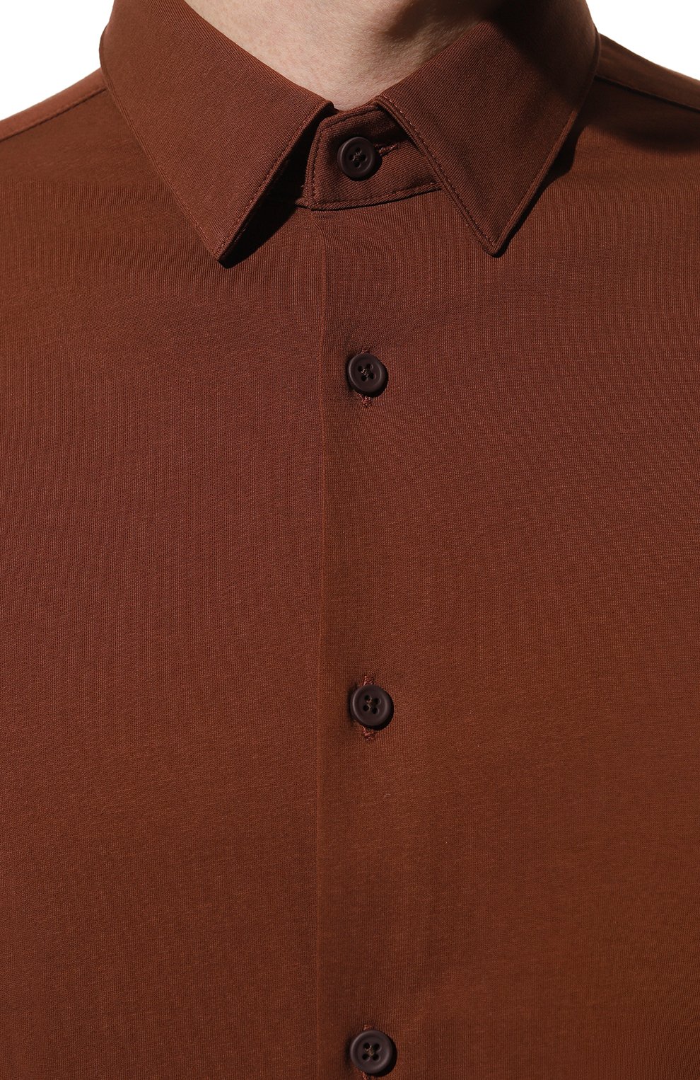 Хлопковая рубашка BOSS, арт. 50474283, фото 5