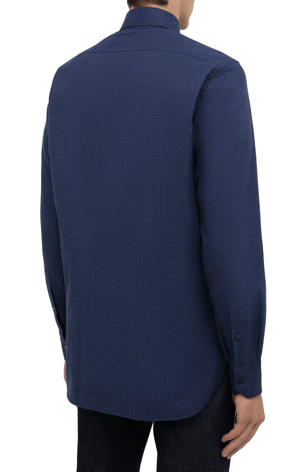 Хлопковая рубашка ZILLI, арт. MFW-45007-301082/U301082/180, фото 4