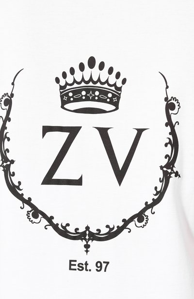 Хлопковая футболк а ZADIG AND VOLTAIRE, арт. SJTR1806F, фото 5