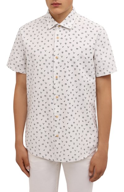 Хлопковая рубашка BOSS, арт. 50448095, фото 3