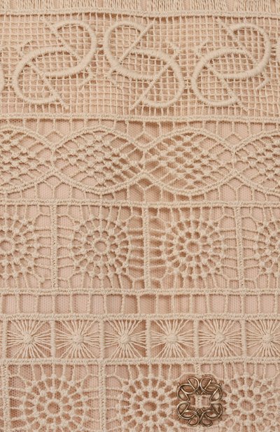 Хлопковый топ ELIE SAAB JUNIOR светло-бежевого цвета по цене 34850 руб., арт. EFTP024/TS1124_001, фото 3 Хлопковый топ ELIE SAAB JUNIOR, арт. EFTP024/TS1124_001, фото 3