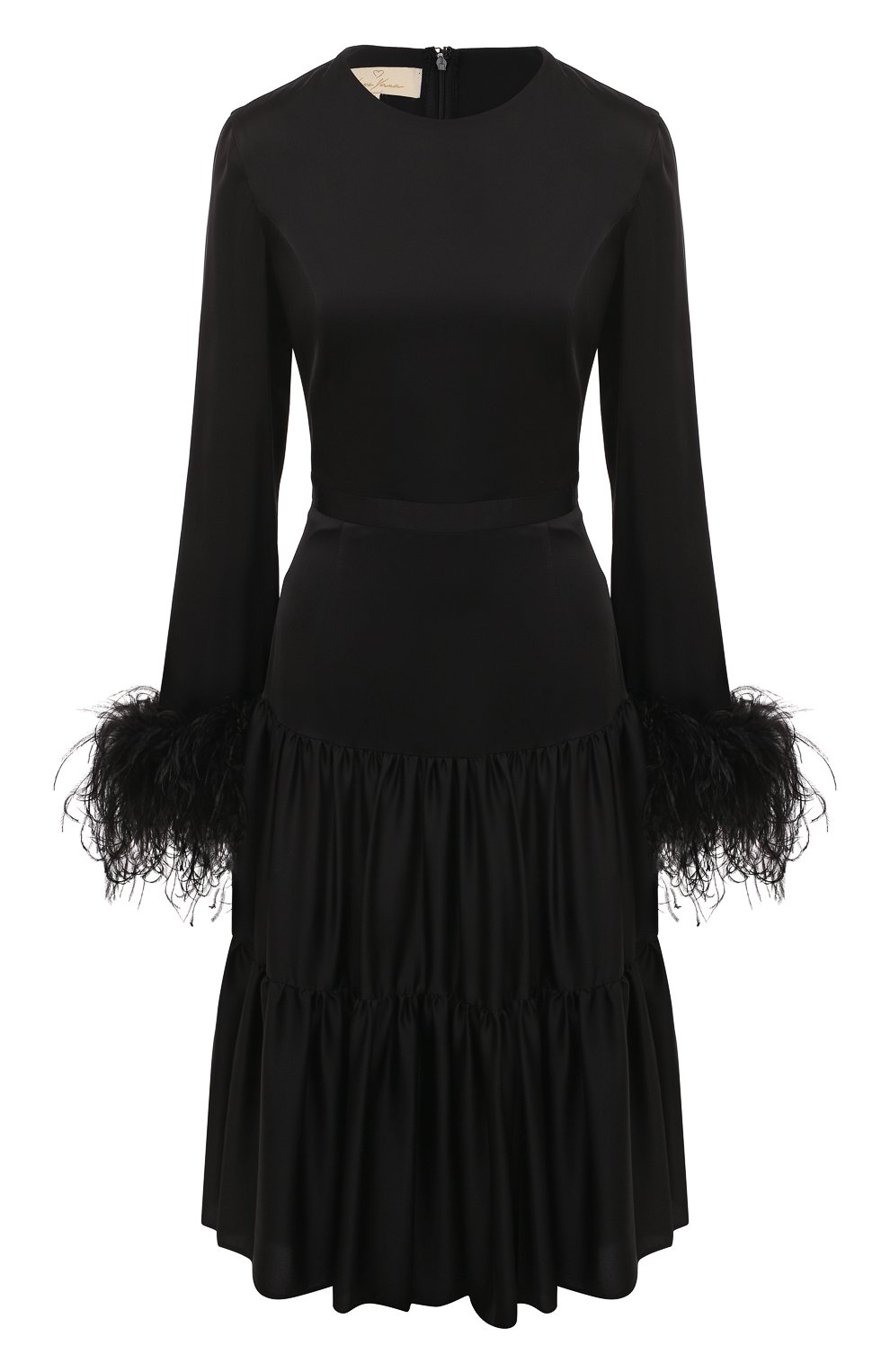 Платье с отделкой перьями LIKE YANA, арт. L1-23/7-727-3900/5, фото 1