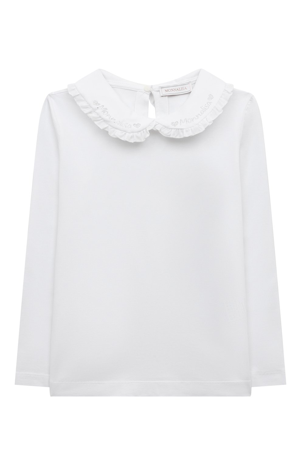 Хлопковый лонгслив MONNALISA, арт. 180TSH, фото 1