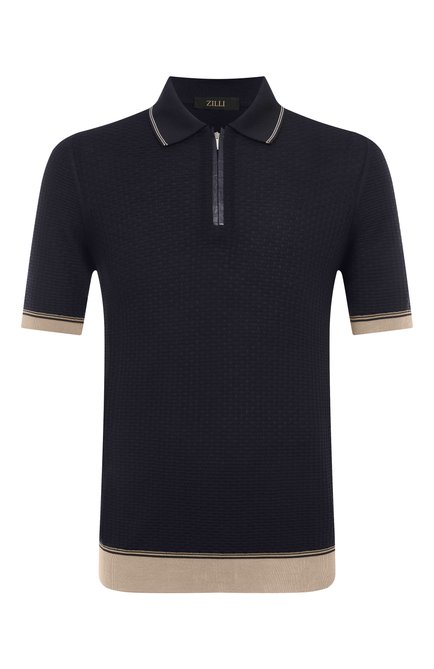 Мужское шелковое поло ZILLI, арт. KZP002M0641VBSH00