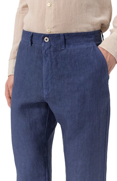Льняные брюки 120% LINO, арт. 32ALIM29PQ/0476/S00, фото 5