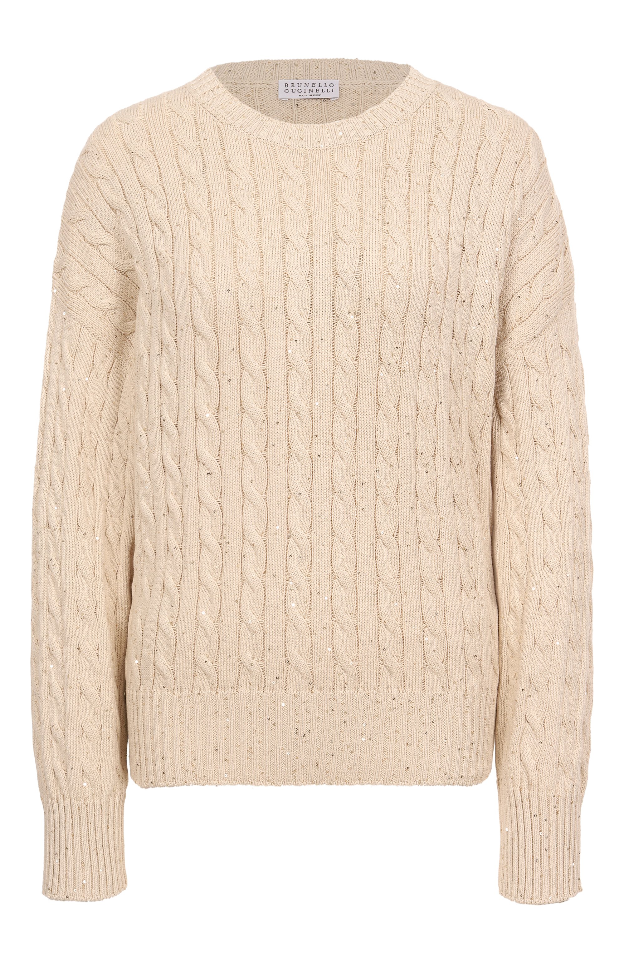 Хлопковый свитер BRUNELLO CUCINELLI, арт. MDV797410, фото 1
