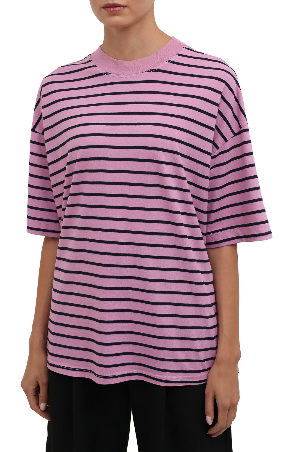Хлопковая футболка ELECTRIC AND ROSE, арт. LFTP24-STRIPE, фото 3