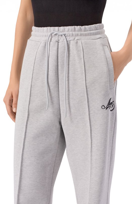 Хлопковые брюки MSGM 3941MDP71/257793 Серый  3941MDP71/257793 Фото 5