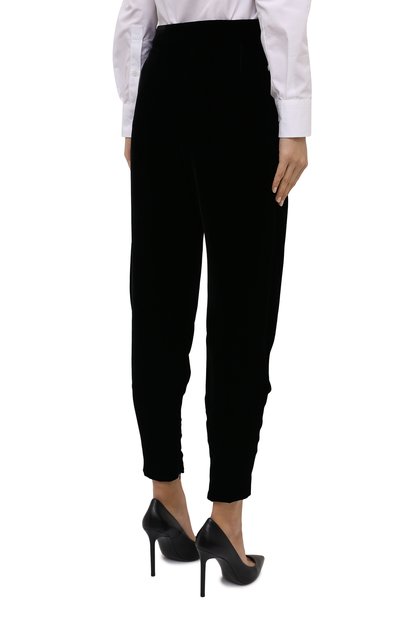Бархатные брюки GIORGIO ARMANI черного цвета по цене 256000 руб., арт. 1WHPP0IQ/T01FD, фото 4 Бархатные брюки GIORGIO ARMANI, арт. 1WHPP0IQ/T01FD, фото 4
