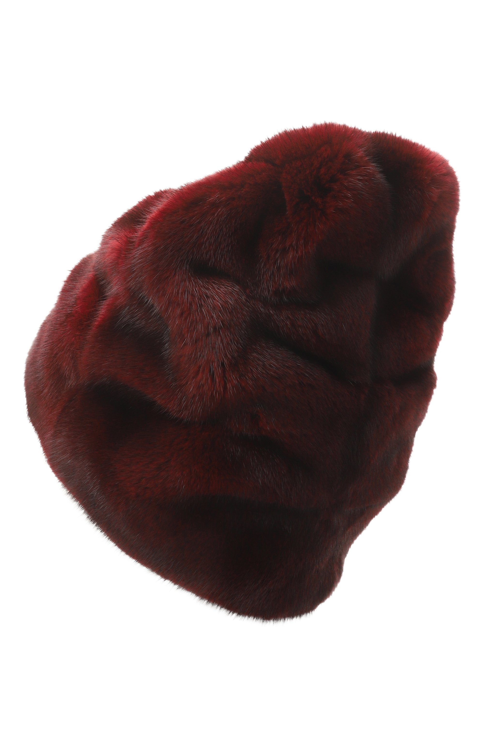 Меховая шапка из норки FURLAND темно-бордового цвета по цене 86900 руб., арт. 0204100110052600000, фото 2 Меховая шапка из норки FURLAND, арт. 0204100110052600000, фото 2