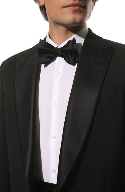 Галстук-бабочка из хлопка и шелка BRUNELLO CUCINELLI, арт. MR8130003, фото 2