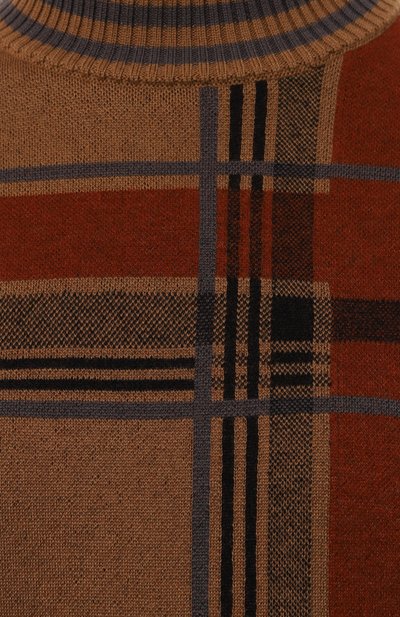 Шерстяной пуловер DRIES VAN NOTEN коричневого цвета по цене 76100 руб., арт. 242-011251-9731, фото 5 Шерстяной пуловер DRIES VAN NOTEN, арт. 242-011251-9731, фото 5