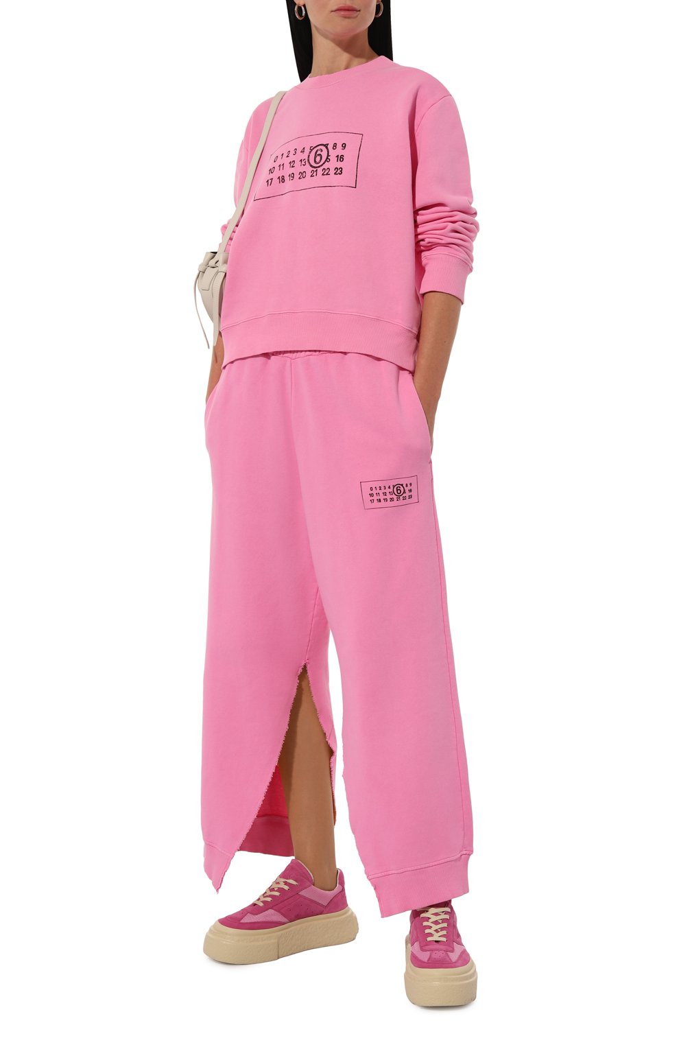 Хлопковые брюки MM6, арт. S52KA0515/M25004, фото 2