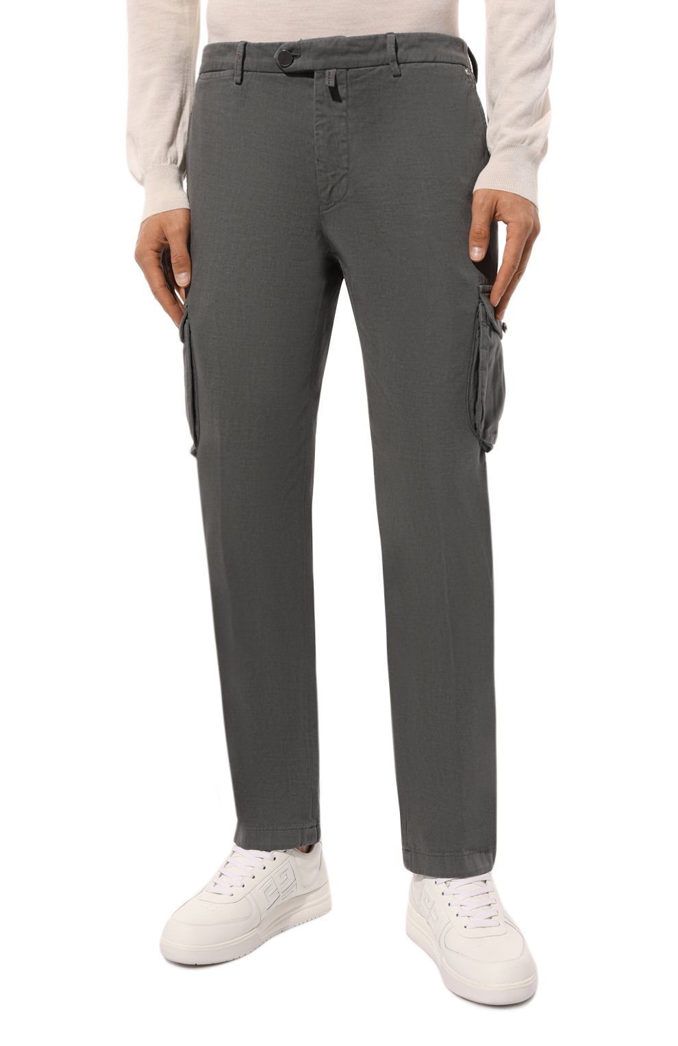 Брюки-карго из хлопка и кашемира KITON, арт. UFPPCAK0102F15, фото 3