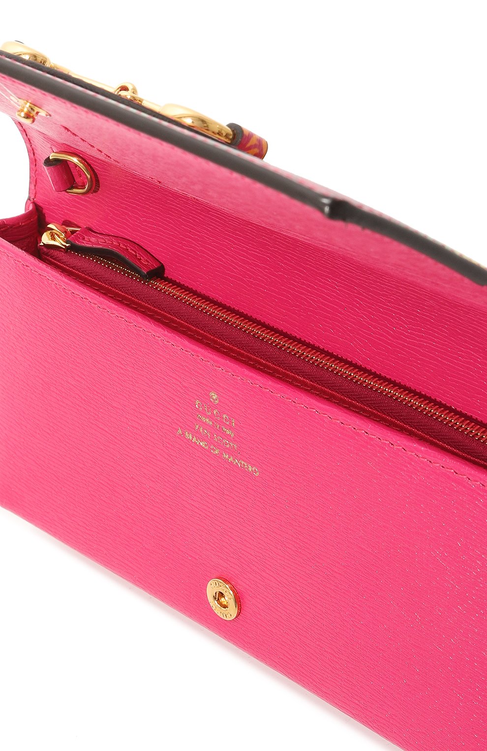 Кошелек на цепочке 1955 horsebit gucci x ken scott GUCCI разноцветного цвета по цене 125280 руб., арт. 621892 UAFAG, фото 5 Кошелек на цепочке 1955 horsebit gucci x ken scott GUCCI, арт. 621892 UAFAG, фото 5
