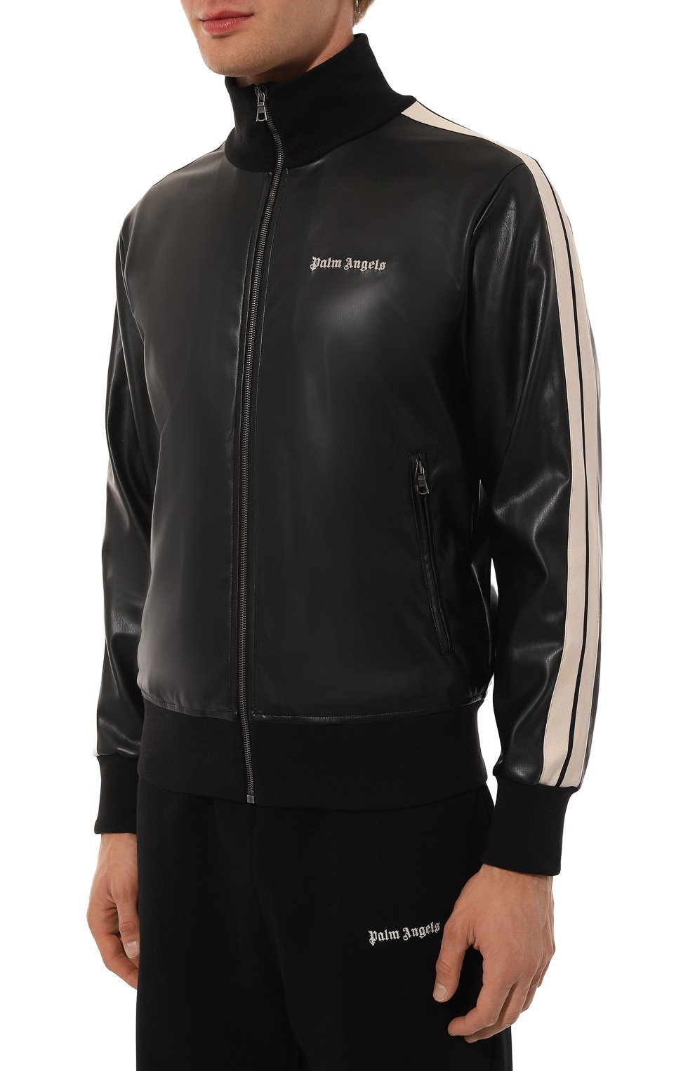 Бомбер из экокожи PALM ANGELS, арт. PMBD058F24FAB002, фото 3