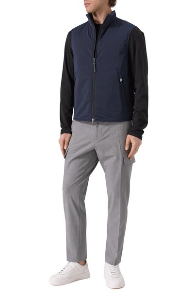 Брюки-карго из вискозы и шерсти BOSS, арт. 50535069, фото 2