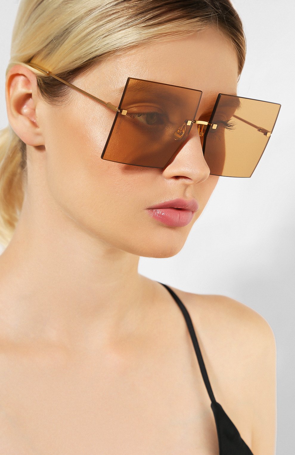 Солнцезащитные очки JACQUEMUS, арт. LES CARRES BR0WN, фото 2