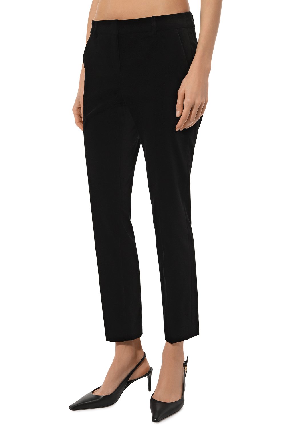 Бархатные брюки WINDSOR черного цвета по цене 42500 руб., арт. 52 DHE707E, фото 3 Бархатные брюки WINDSOR, арт. 52 DHE707E, фото 3