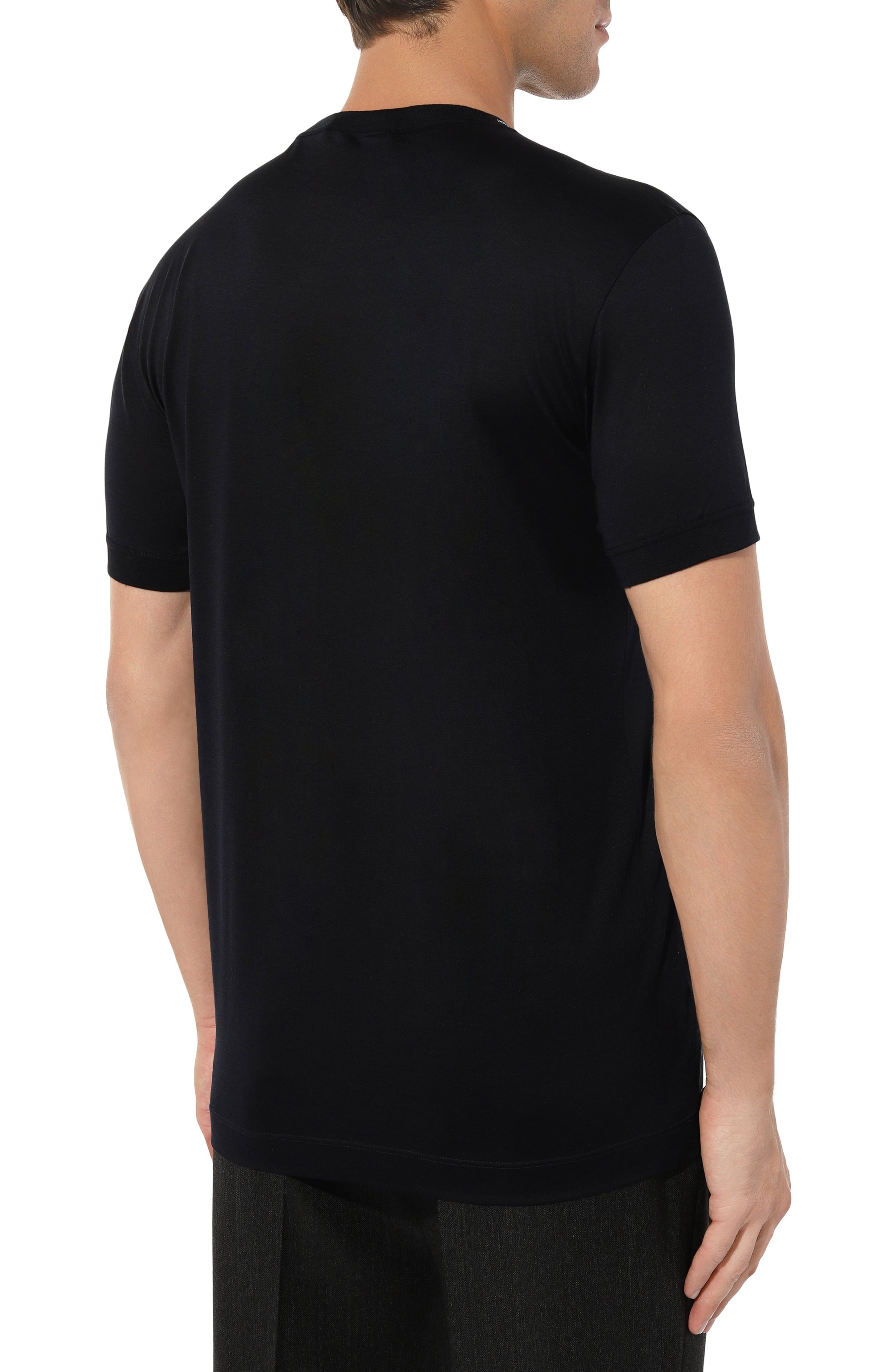 Шелковая футболка DOLCE & GABBANA, арт. G8QK3Z/FU75F, фото 4