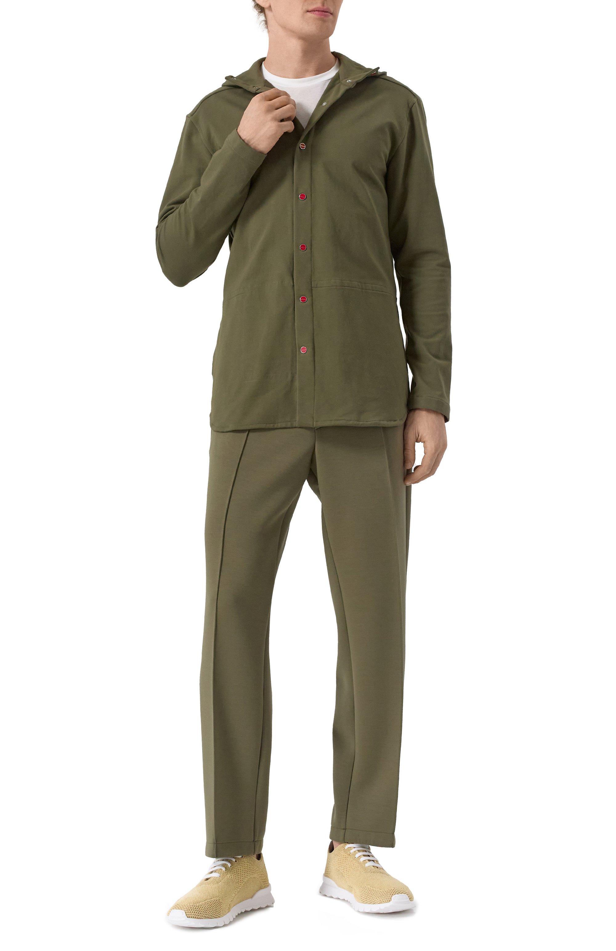 Текстильные кроссовки KITON, арт. USSFITSN0115101, фото 2