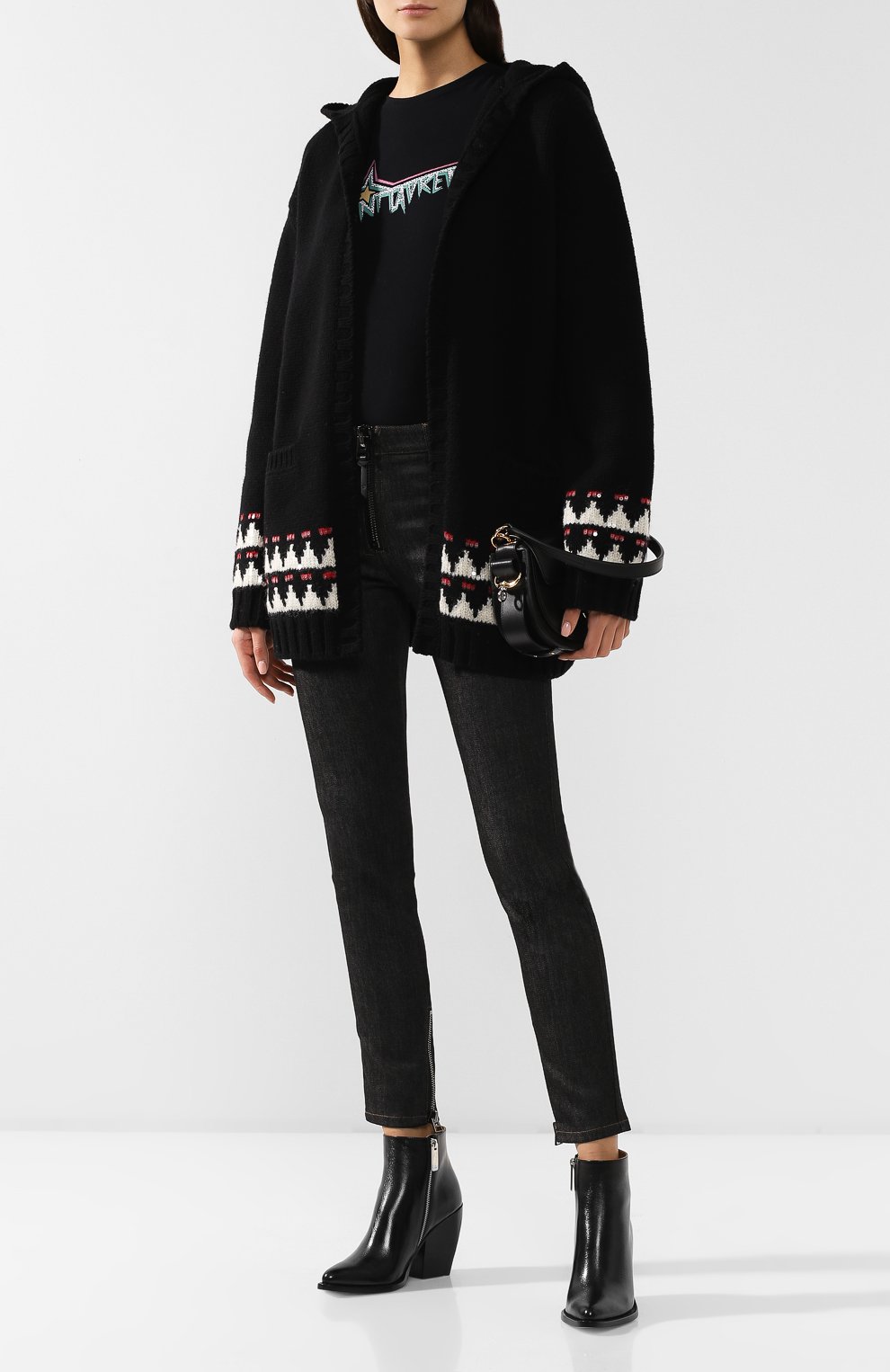 Шерстяной кардиган SAINT LAURENT, арт. 585013/YAFR2, фото 2