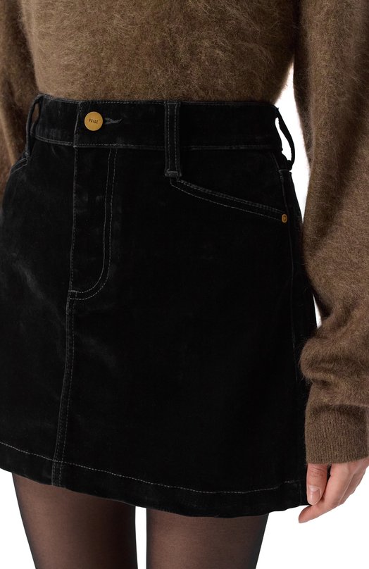 Бархатная юбка Jannelle Paige 1K26R38-C937 Чёрный  1K26R38-C937 Фото 5