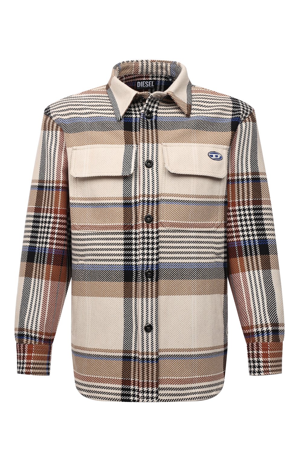 Рубашка из хлопка и шерсти DIESEL, арт. A03579/0EFAD, фото 1