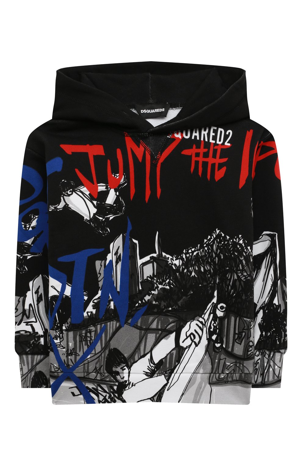 Хлопковое худи DSQUARED2, арт. DQ1134-D009B, фото 1