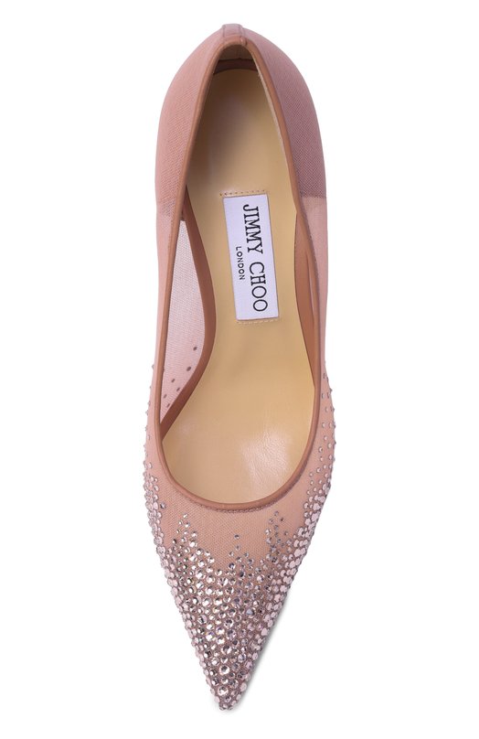 Комбинированные туфли Love 85 Jimmy Choo L0VE85NYT Розовый  L0VE85NYT Фото 6