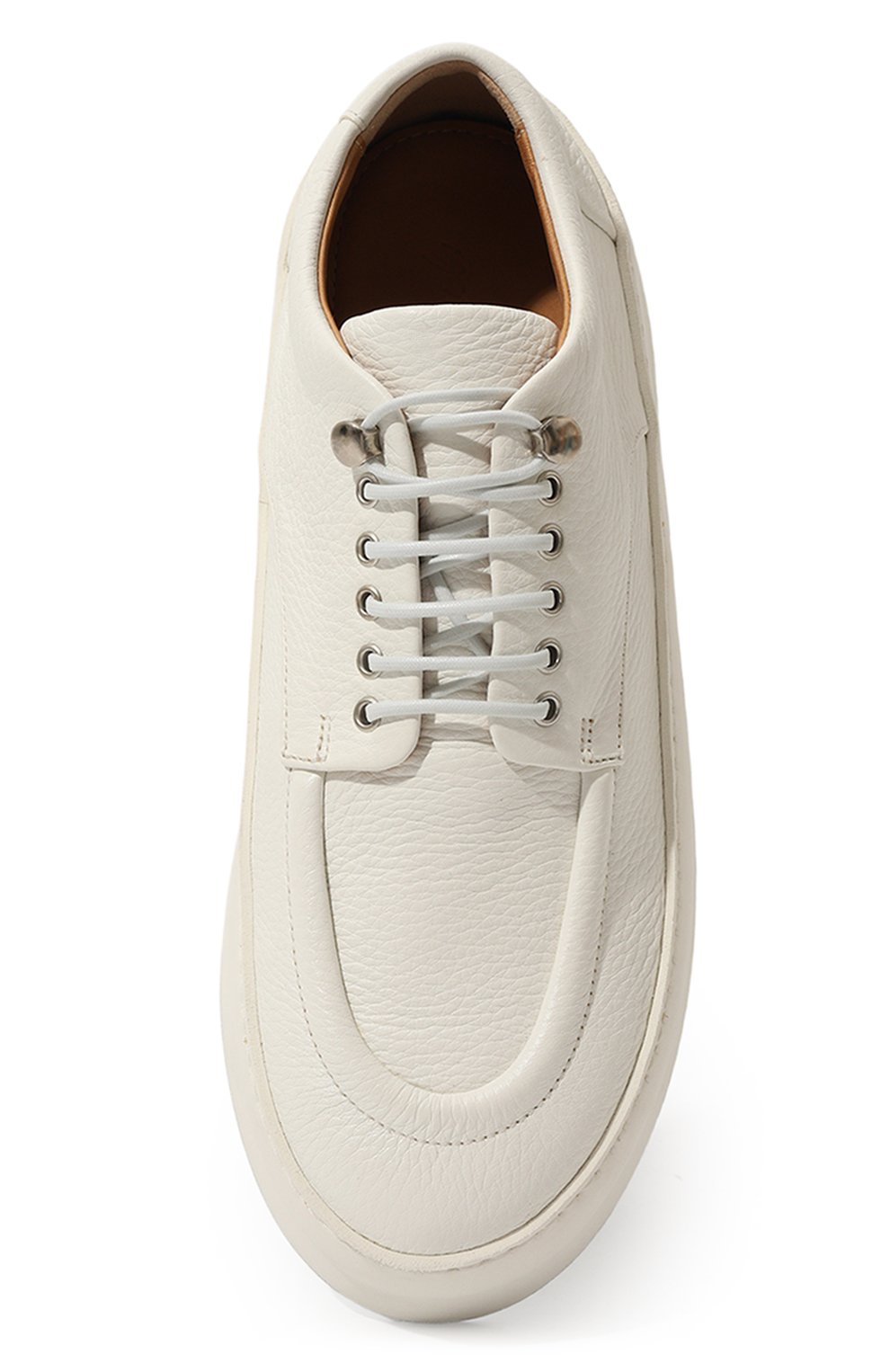 Кожаные дерби cassapana MARSELL белого цвета по цене 72050 руб., арт. MW6250/188, фото 6 Кожаные дерби cassapana MARSELL, арт. MW6250/188, фото 6