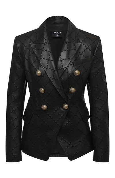 Женский кожаный жакет BALMAIN, арт. UF17110/L027