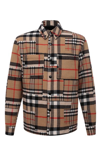 Шерстяная куртка-рубашка BURBERRY, арт. 8044216, фото 1