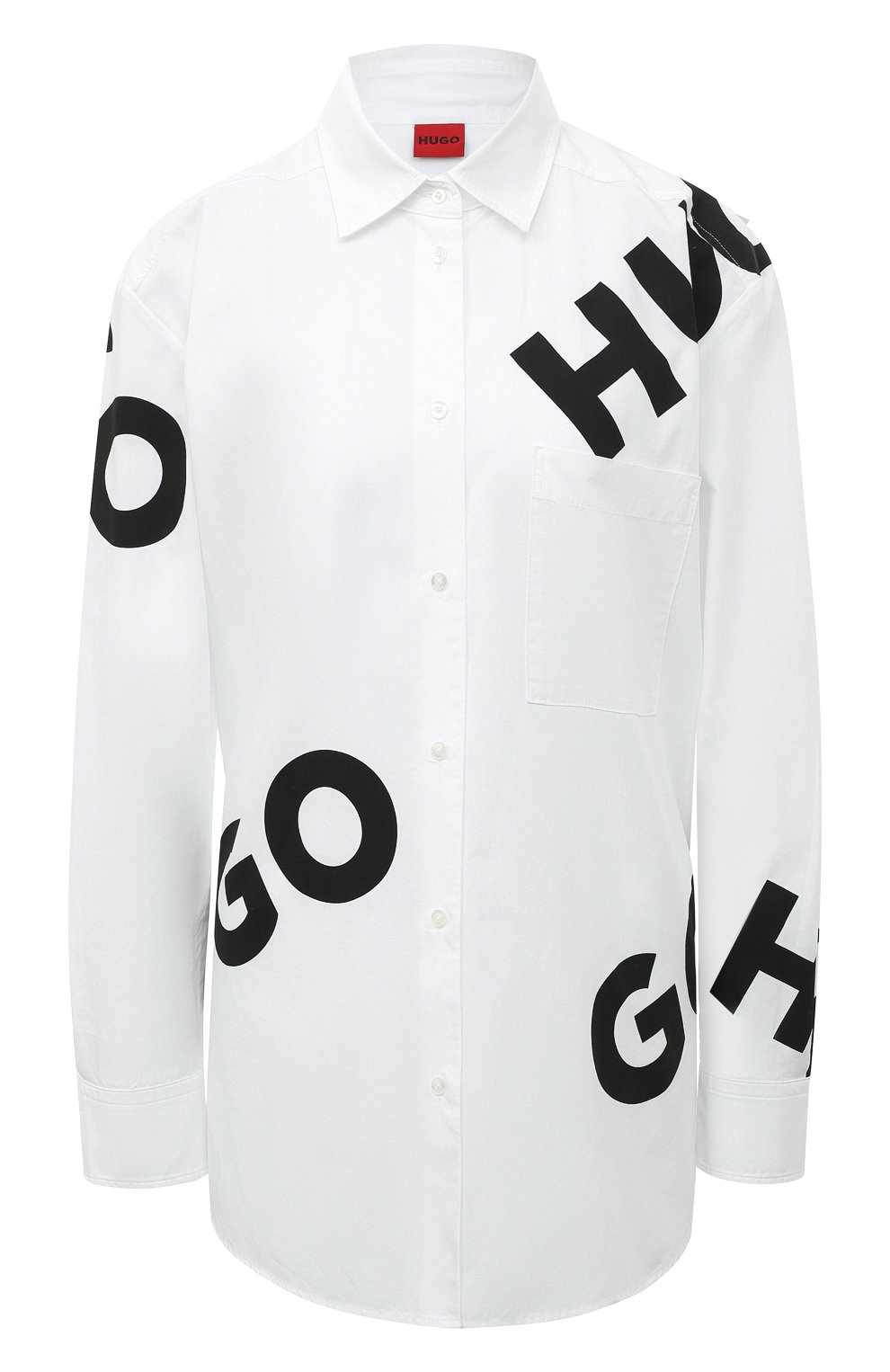 Хлопковая рубашка HUGO, арт. 50496410, фото 1