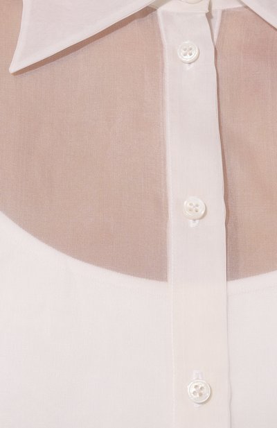 Шелковая блузка LA NEIGE, арт. #CAS-3-LS-ORG-001, фото 5