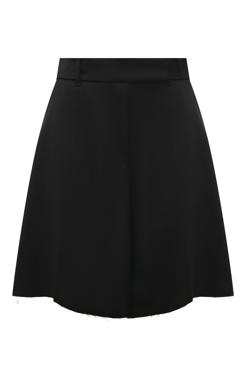 Шерстяная юбка PERVERT черного цвета по цене 28000 руб., арт. PE23/SK02/60-08, фото 1 Шерстяная юбка PERVERT, арт. PE23/SK02/60-08, фото 1