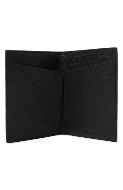 Кожаная обложка для паспорта EMPORIO ARMANI черного цвета по цене 19950 руб., арт. EM004546/AF13788, фото 3 Кожаная обложка для паспорта EMPORIO ARMANI, арт. EM004546/AF13788, фото 3