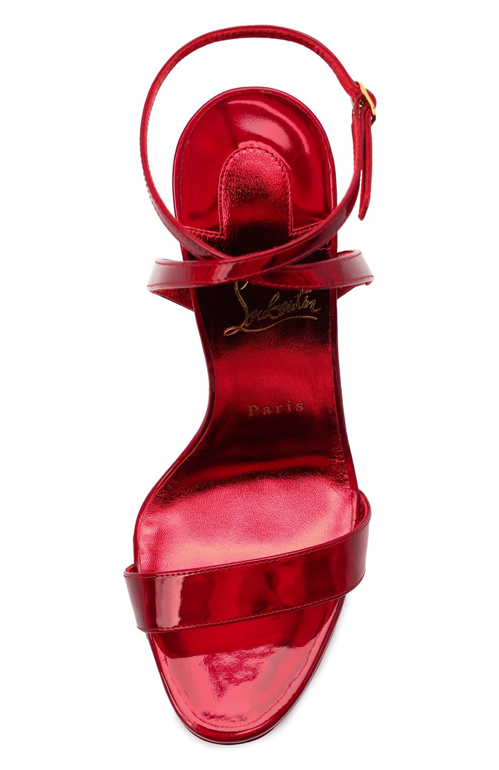 Кожаные босоножки loubi queen 120 CHRISTIAN LOUBOUTIN, арт. 3210030/L0UBI QUEEN 120, фото 5