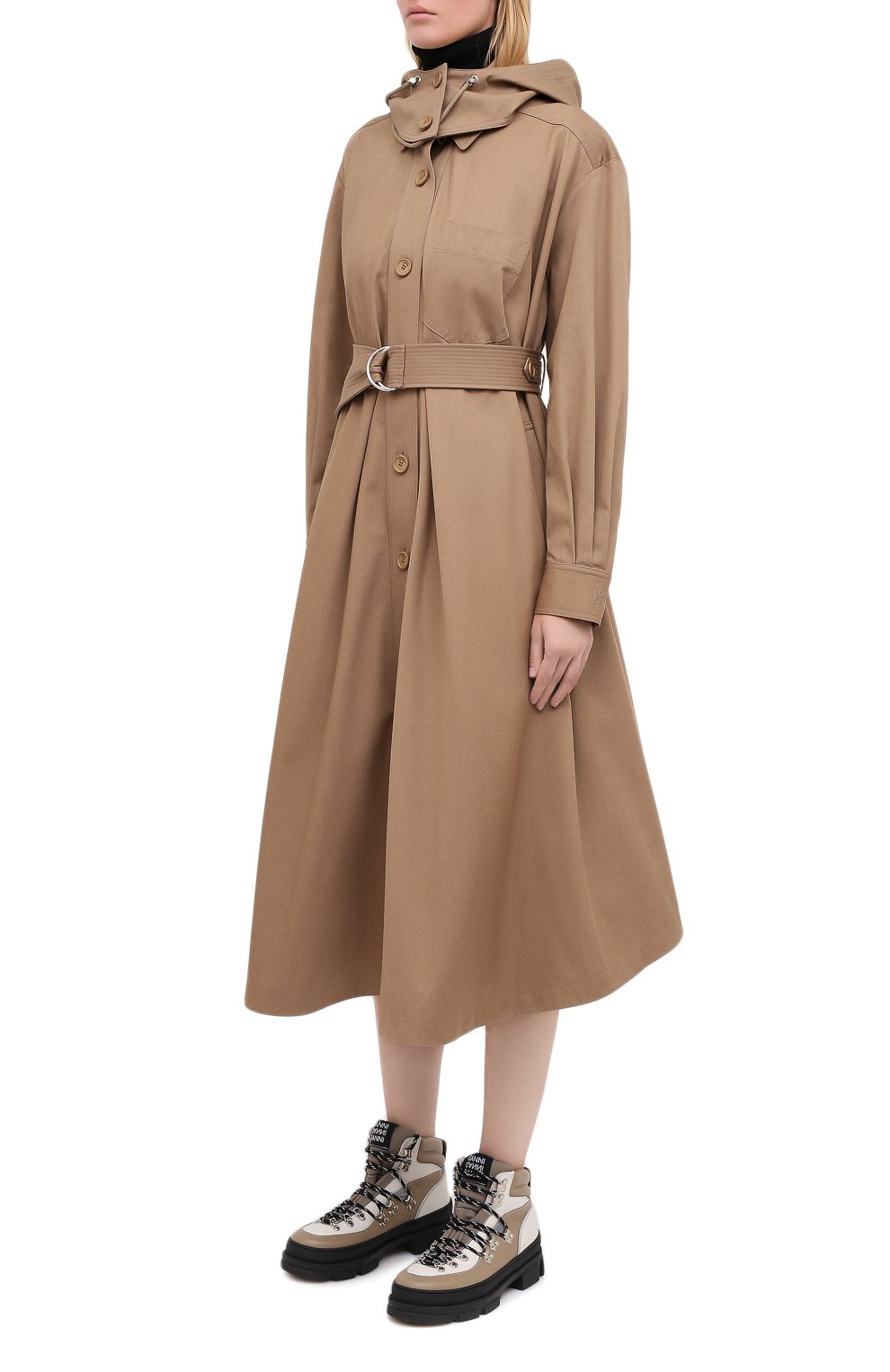 Хлопковый плащ KENZO, арт. FA62MA0359CT, фото 3