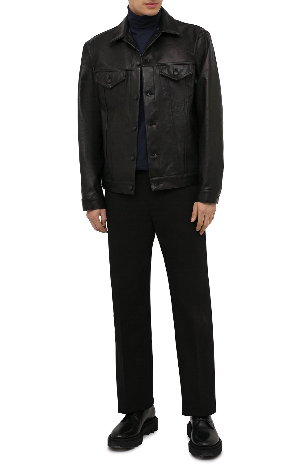 Кожаная куртка YOHJI YAMAMOTO, арт. HD-Y03-700, фото 2