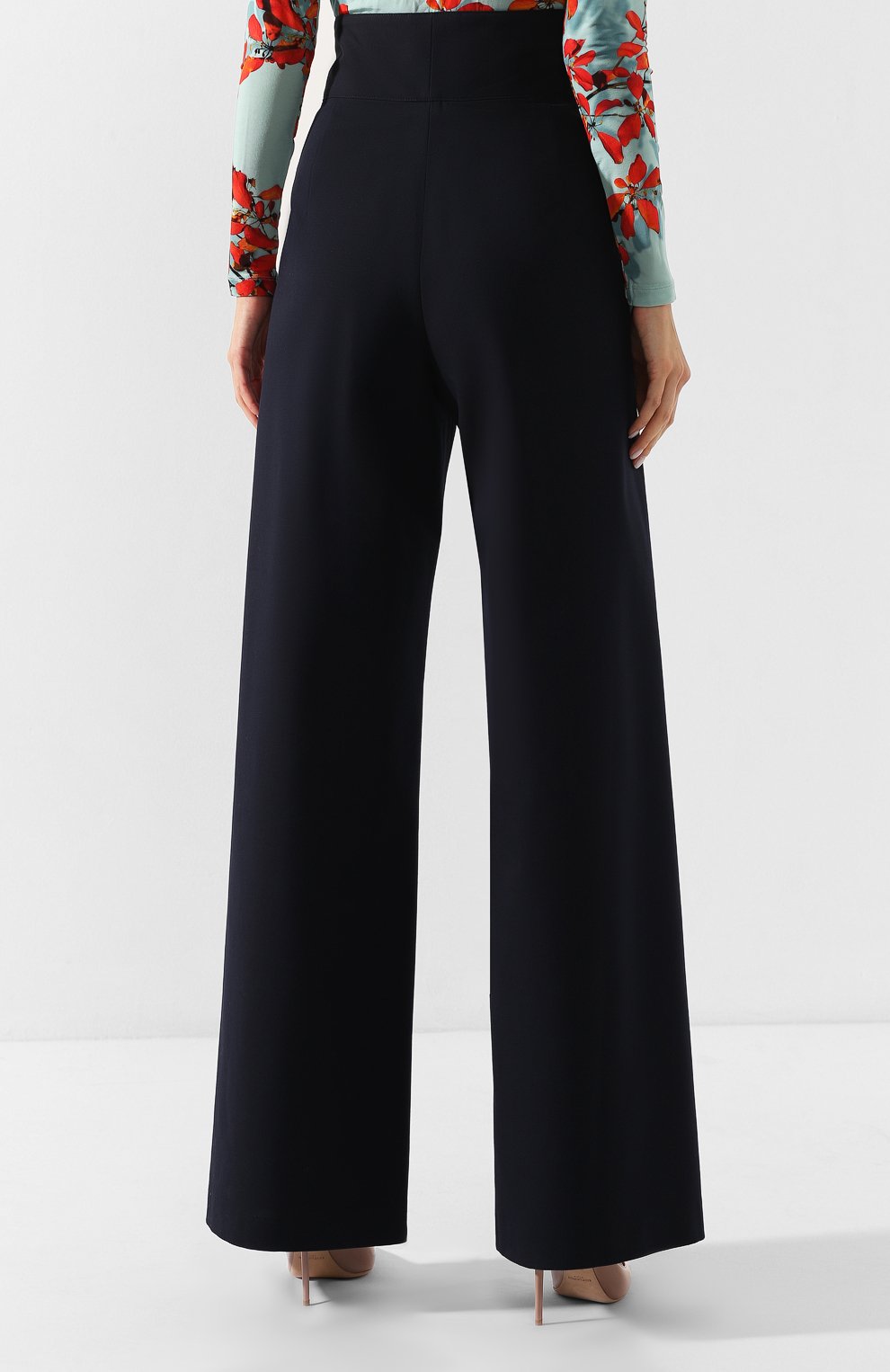 Брюки из смеси шерсти и хлопка DRIES VAN NOTEN, арт. 192-10948-8285, фото 4
